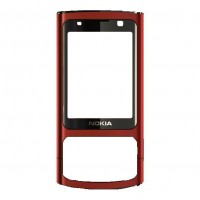 originální přední kryt Nokia 6700s red