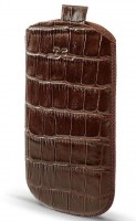 DC pouzdro Nokia N97 L T16 Croco hnědé LCSTOP16XXDBK