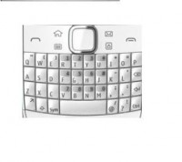 originální klávesnice Nokia E6-00 white QWERTY