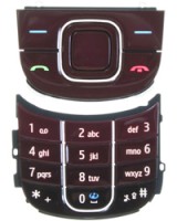originální klávesnice Nokia 3600s vrchní + spodní červená
