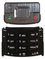 originální klávesnice Nokia 6500s vrchní + spodní silver