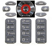 originální klávesnice Sony Ericsson W880i silver