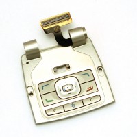 originální funkční klávesnice Nokia N71 včetně krytu a flex kabelu