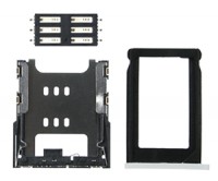 originální držák SIM + konektor SIM karty Apple iPhone 3GS white