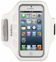 Belkin pouzdro Easefit Armband white na ruku pro smartphone s displejem 3.5 - 4
