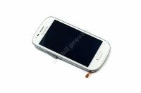 originální LCD displej + sklíčko LCD + dotyková plocha Samsung i8190 Galaxy S3 Mini white