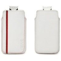 Muvit pouzdro iLine white red pro Apple iPhone 4, 4S