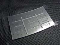originální klávesnice spodní Nokia X3 silver