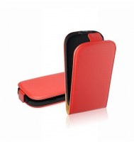 ForCell pouzdro Slim Flip red pro LG E610 Optimus L5  + dárek v hodnotě 49 Kč ZDARMA