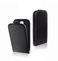 ForCell pouzdro Slim Flip black pro Nokia Lumia 510