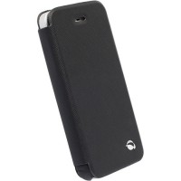 Krusell pouzdro MALMÖ FLIPCOVER black pro Apple iPhone 5, 5S, 5C