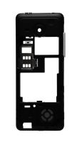 originální střední rám Nokia 206 DS white