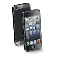 CellularLine zadní kryt Soft Slim černý pro Apple iPhone 5, 5S, SE