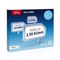 O2 SIM karta Na!Výběr, kredit 150