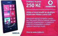 Vodafone 250, dobíjecí kupon