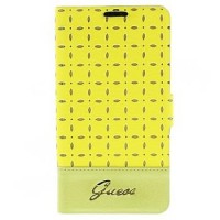 Guess pouzdro Gianina Book yellow pro Samsung i9505 Galaxy S4