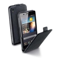 CellularLine pouzdro Flap Essential černé pro Huawei Ascend P6