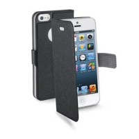 CellularLine pouzdro Book Slim černé pro Apple iPhone 5, 5S, SE