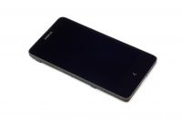 originální LCD displej + sklíčko LCD + dotyková plocha + přední kryt Nokia X black