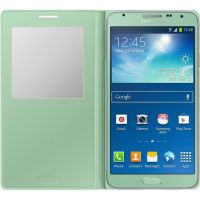 originální pouzdro Samsung EF-CN750BM S-View mint pro Samsung N7505 Galaxy Note 3 Neo