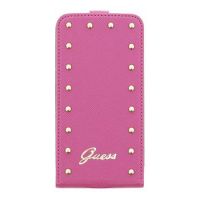 Guess pouzdro Studded Flip Pink pro Samsung G900 Galaxy S5
