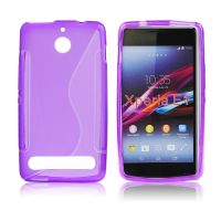 Back Case pouzdro Lux Design S violet pro Sony D2203 Xperia E3