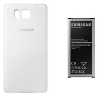originální baterie Samsung EB-EG850BW white 2500mAh + kryt baterie pro Samsung G850 Galaxy Alpha