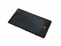 originální LCD displej + sklíčko LCD + dotyková plocha + přední kryt Nokia Lumia 920 black