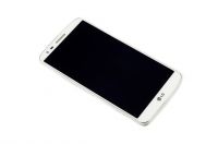 LCD displej + sklíčko LCD + dotyková plocha + přední kryt LG D802 G2 white