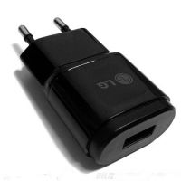 originální nabíječka LG MCS-04ER black s USB výstupem 1,8A