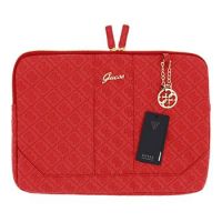 Guess taška na notebook Scarlet Red do velikosti 13 palců