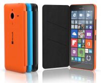 originální pouzdro Microsoft CC-3090 orange flipové pro Microsoft Lumia 640 XL