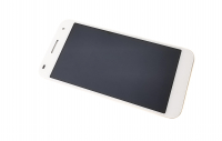 LCD displej + sklíčko LCD + dotyková plocha Huawei Ascend G7 white