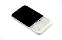 originální LCD display + sklíčko LCD + dotyková plocha + přední kryt BlackBerry Q5 white