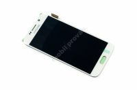 originální LCD displej + sklíčko LCD + dotyková plocha Samsung G920F Galaxy S6 white