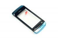 originální přední kryt + dotyková plocha Nokia Asha 305, 306 blue