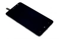 originální LCD displej + sklíčko LCD + dotyková plocha + přední kryt  Nokia Lumia 1320 černá