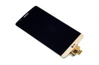LCD displej + sklíčko LCD + dotyková plocha LG G3 D855 gold