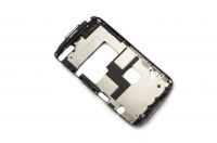 originální střední rám HTC Desire S grey hliníkový SWAP