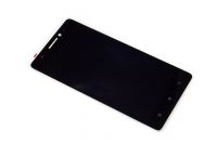 originální LCD displej + sklíčko LCD + dotyková plocha + přední kryt Lenovo A7000 black
