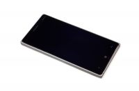 LCD displej + sklíčko LCD + dotyková plocha + přední kryt Nokia Lumia 830 black