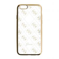 Guess pouzdro 4G gold pro Apple iPhone 6, 6S 4.7 transparentní