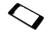 sklíčko LCD + dotyková plocha Huawei Ascend Y300 black SWAP