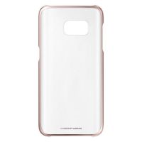 originální pouzdro Samsung EF-QG930CZEGWW Clear Cover pink pro Samsung G930 Galaxy S7