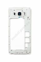 originální střední rám Samsung J510F/DS Galaxy J5 2016 Dual SIM včetně sklíčka kamery white