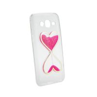 Quicksand Heart pouzdro pink pro Samsung G361 Galaxy Core Prime