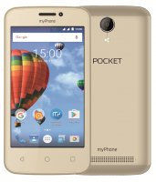 myPhone Pocket Dual SIM gold CZ Distribuce