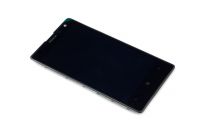 LCD display + sklíčko LCD + dotyková plocha + přední kryt Nokia Lumia 1020 black