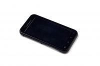 originální LCD displej + sklíčko LCD + dotyková plocha + přední kryt Motorola MB525 Defy black SWAP
