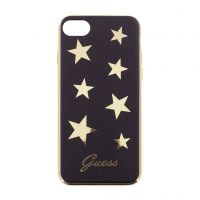 Guess Stars Soft TPU Pouzdro black pro Apple iPhone 7, 8 4.7